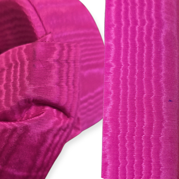 Larroude (Larroudé) Elle Platform Sandal Pink Magenta Fabric Heels Pumps Size 8 - Picture 10 of 10